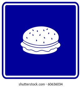 hamburger or cheeseburger sign