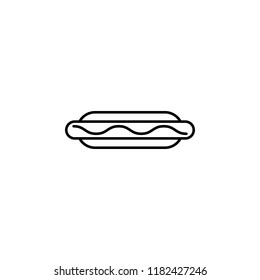 hamburger concept line icon. Simple element illustration. hamburger concept outline symbol design from Fast food set. Can be used for web and mobile UI/UX