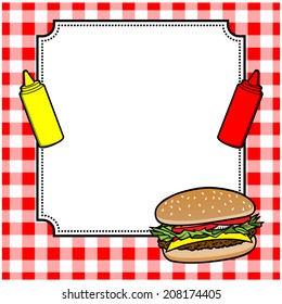 Hamburger Cookout Invite
