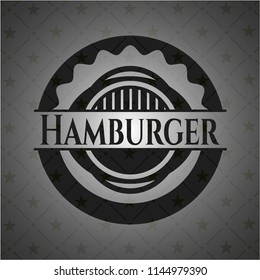 Hamburger dark badge