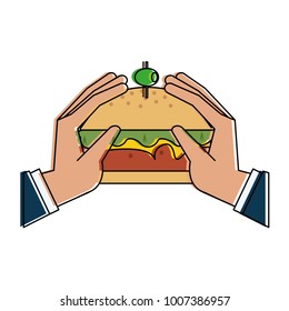 Hamburger fast food