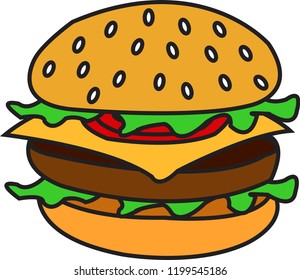hamburger fast food