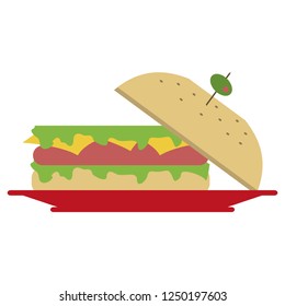 Hamburger fast food
