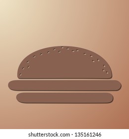 Hamburger. fast food