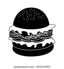 Hamburger fast food