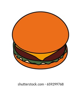 Hamburger fast food