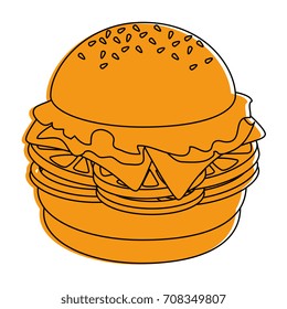 Hamburger fast food