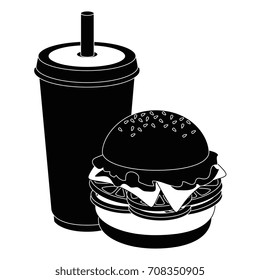 Hamburger fast food