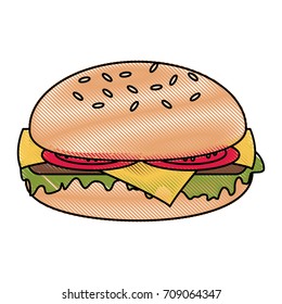 Hamburger fast food
