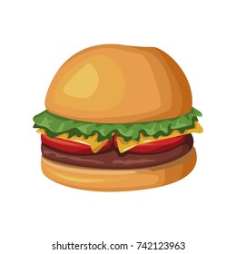 Hamburger fast food