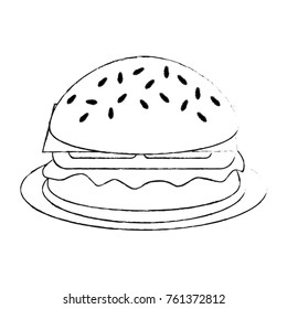 Hamburger fast food
