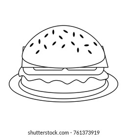 Hamburger fast food