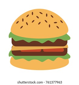 Hamburger fast food