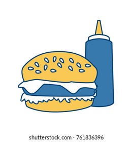 Hamburger fast food