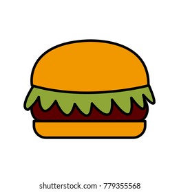 Hamburger fast food