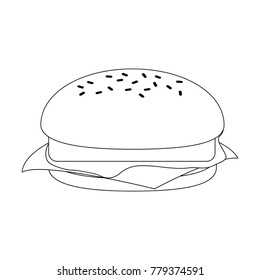Hamburger fast food