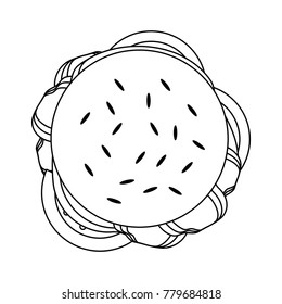 Hamburger fast food