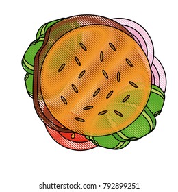 Hamburger fast food