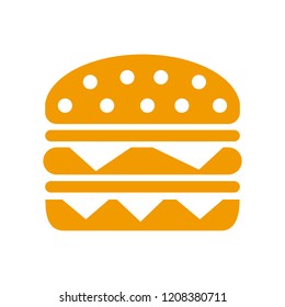 Hamburger flat icon – stock vector