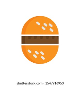 Hamburger food design easy concept