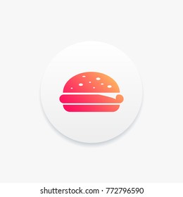 Hamburger Food Icon
