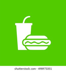 hamburger and fries icon