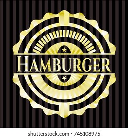 Hamburger gold badge or emblem