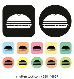 Hamburger icon. Burger icon