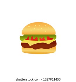 hamburger icon of color style vector illustration design