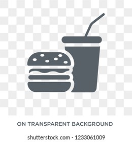 Hamburger icon. Hamburger design concept from Restaurant collection. Simple element vector illustration on transparent background.