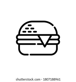 Hamburger icon design on white background