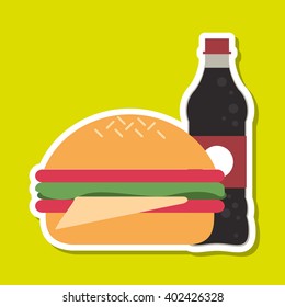 hamburger icon design, vector illustration