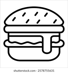 Hamburger Icon Element For Design