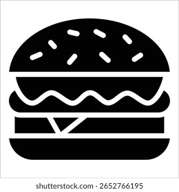 Elemento de ícone Hamburger para design