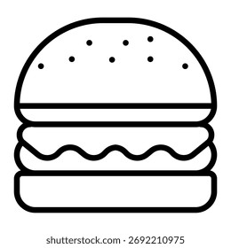 Elemento de icono de hamburguesa para diseño