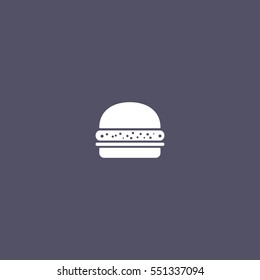 hamburger icon. Fast food sign