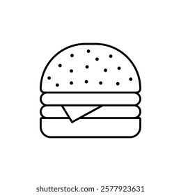 Hamburger icon Flat illustration sign