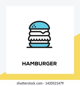 HAMBURGER ICON AND ILLUSTRATION CONCEPT