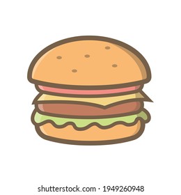 Hamburger icon illustration design vector. Hamburger Icon