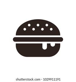 Hamburger icon isolated on white background