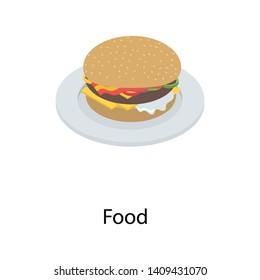 
Hamburger icon isolated on white background 
