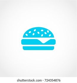 hamburger Icon Isolated on White Background