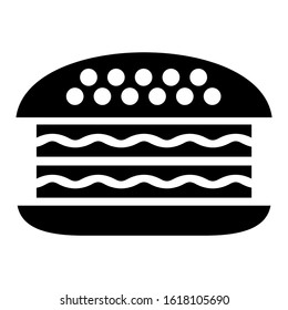 hamburger icon isolated sign symbol vector illustration - high quality black style vector icons
