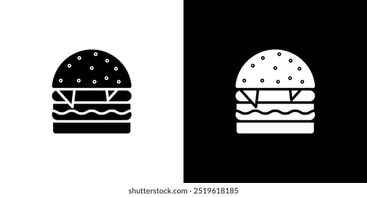 Hamburger icon linear logo isolated