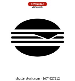 hamburger icon or logo isolated sign symbol vector illustration - high quality black style vector icons
