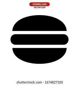 hamburger icon or logo isolated sign symbol vector illustration - high quality black style vector icons
