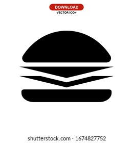 hamburger icon or logo isolated sign symbol vector illustration - high quality black style vector icons
