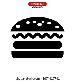 hamburger icon or logo isolated sign symbol vector illustration - high quality black style vector icons
