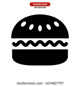 hamburger icon or logo isolated sign symbol vector illustration - high quality black style vector icons
