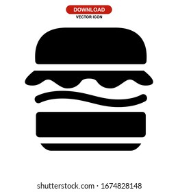 hamburger icon or logo isolated sign symbol vector illustration - high quality black style vector icons
